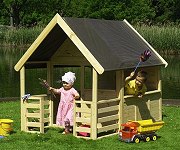 Spielhaus mit Veranda Holzspielhaus